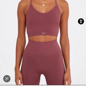 SET Active Sculptflex Legging and Bra Set in Canyon